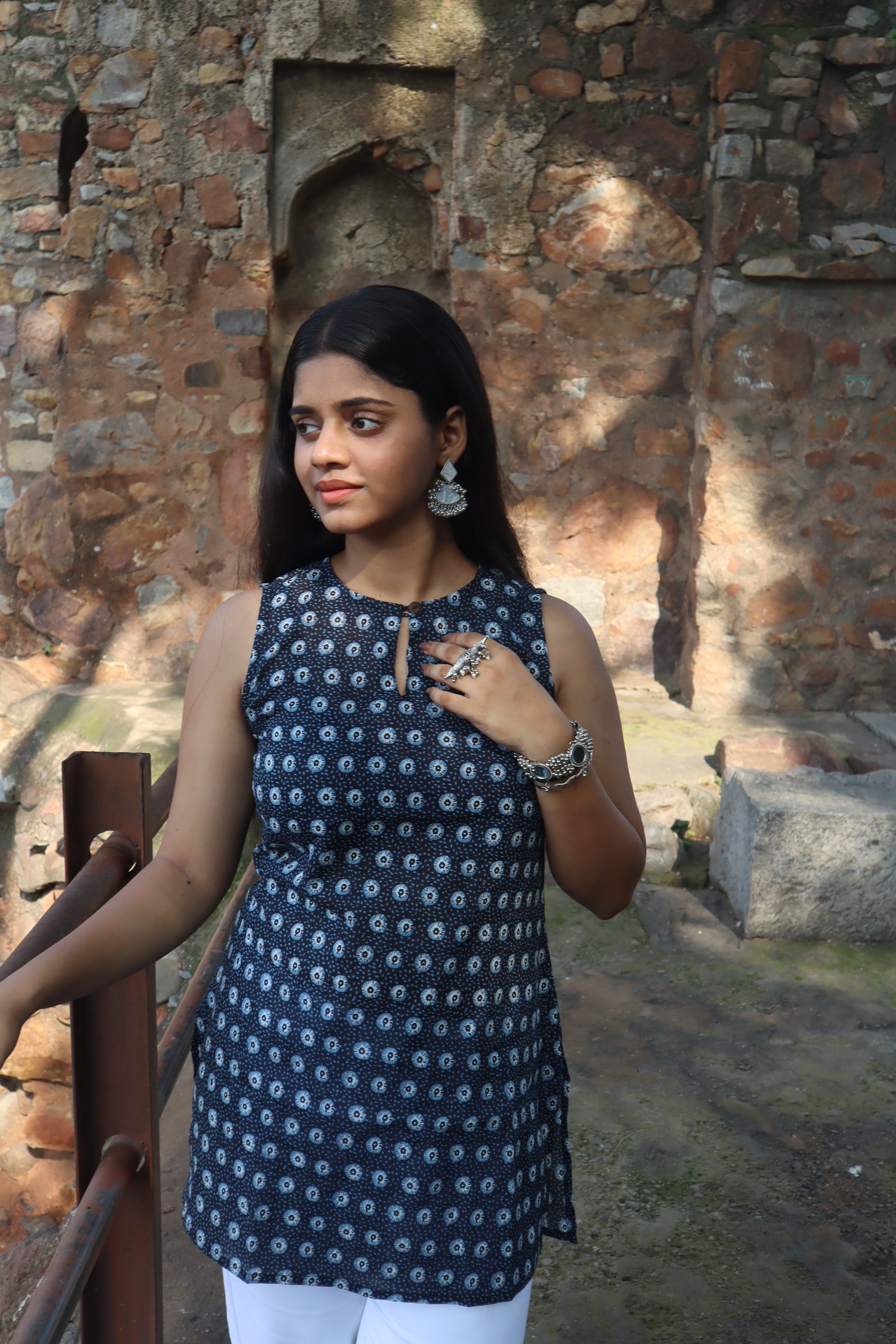 Raha Helter Neck Kurti